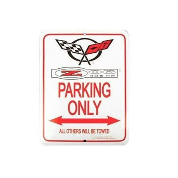 Corvette C5 Z06 Parking Only Sign